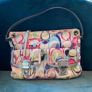 Multicolored Coach purse